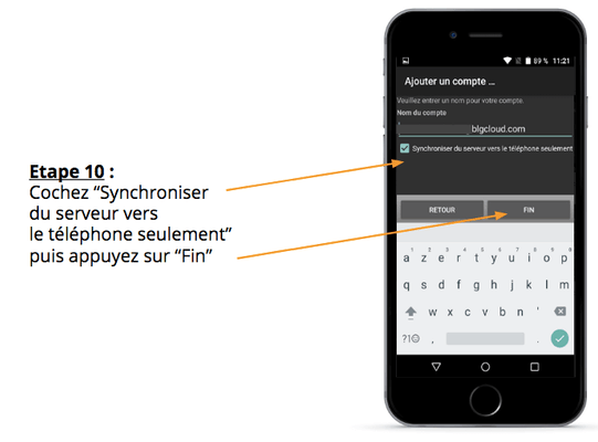 Synchronisation des contacts - CRM - Synchroniser mes contacts CRM blgCloud sur mon téléphone iOS ou Android