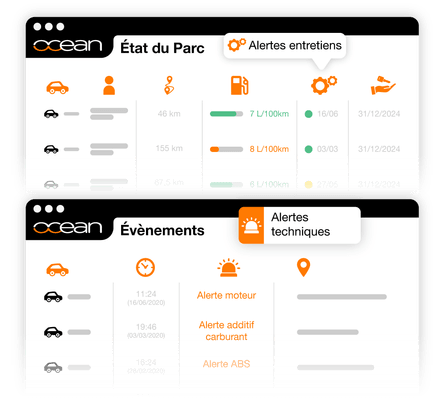 EDI - Centrale d'achat - Gestion de flotte OCEAN