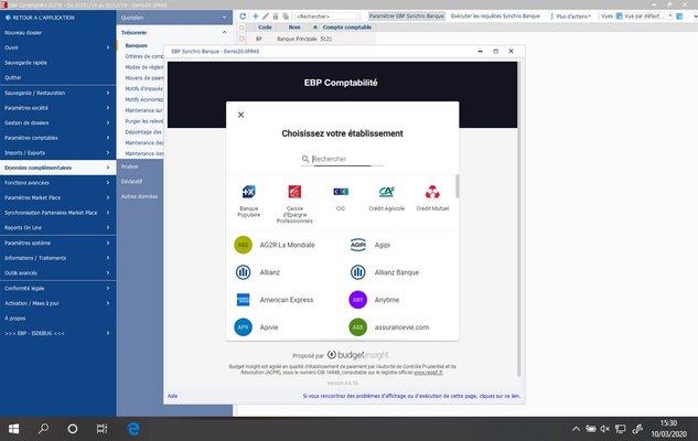 EDI - Grossistes - Synchronisation comptable EBP